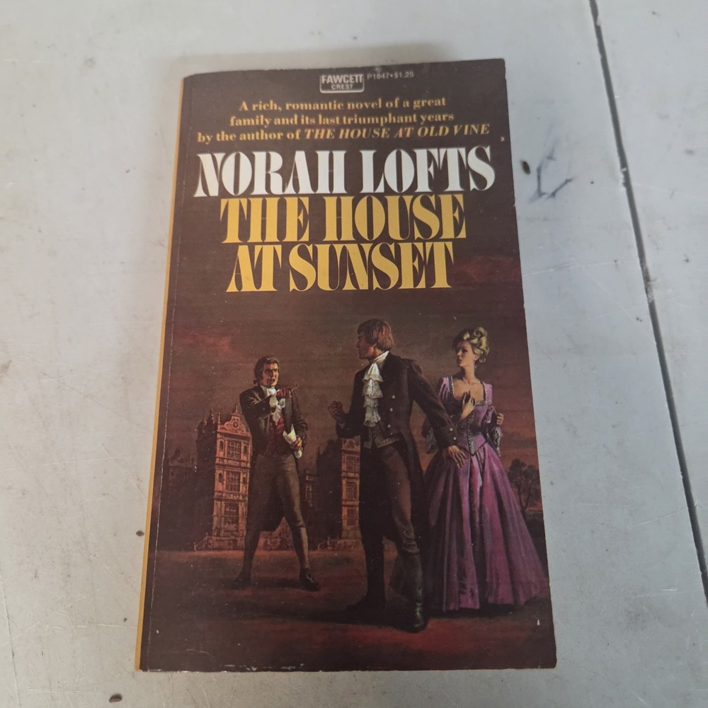 The House at Sunset Paperback Norah Lofts 1973 Fawcett Crest Suffolk House Ser